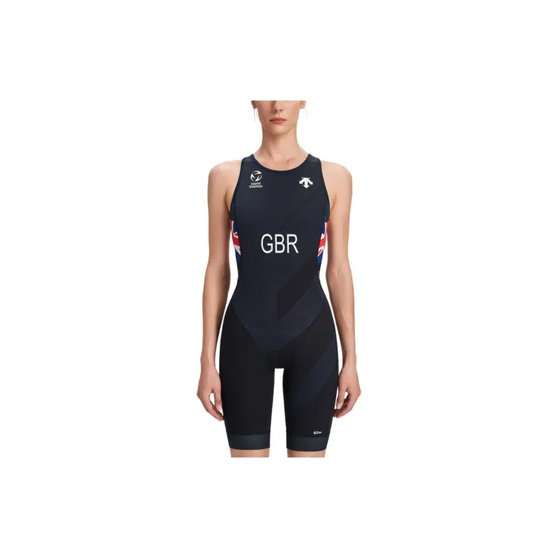 DESCENTE TRAINING Jumpsuit Women's Marine Blue-2