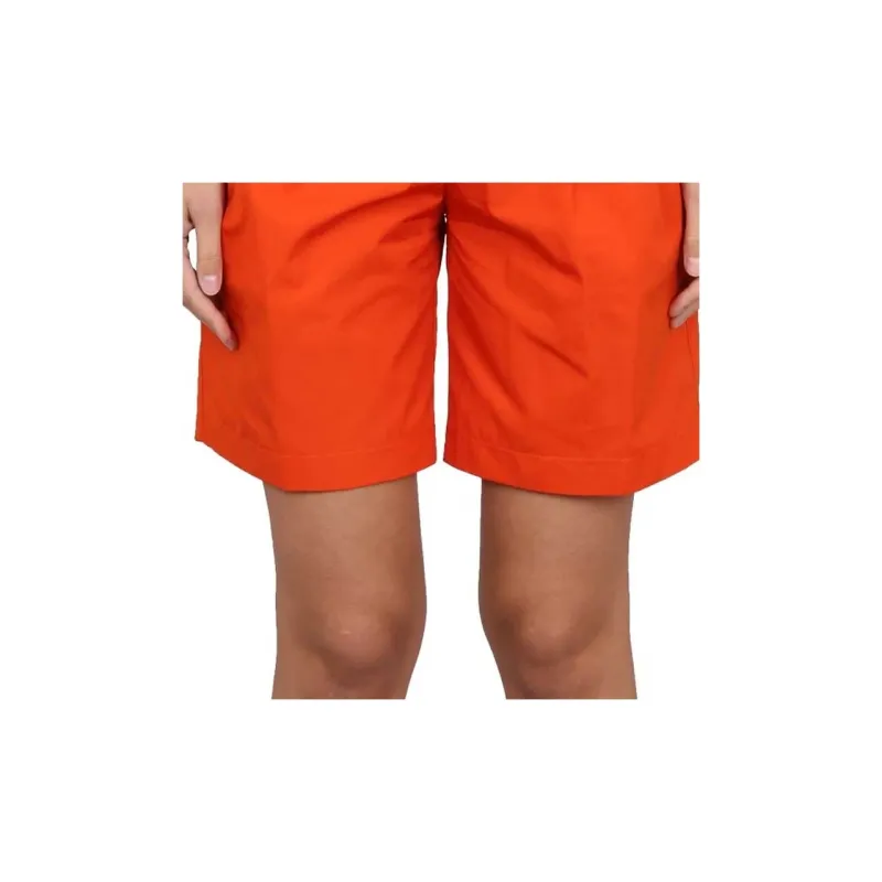 ASPESI Belt Looped High Waisted Shorts-4