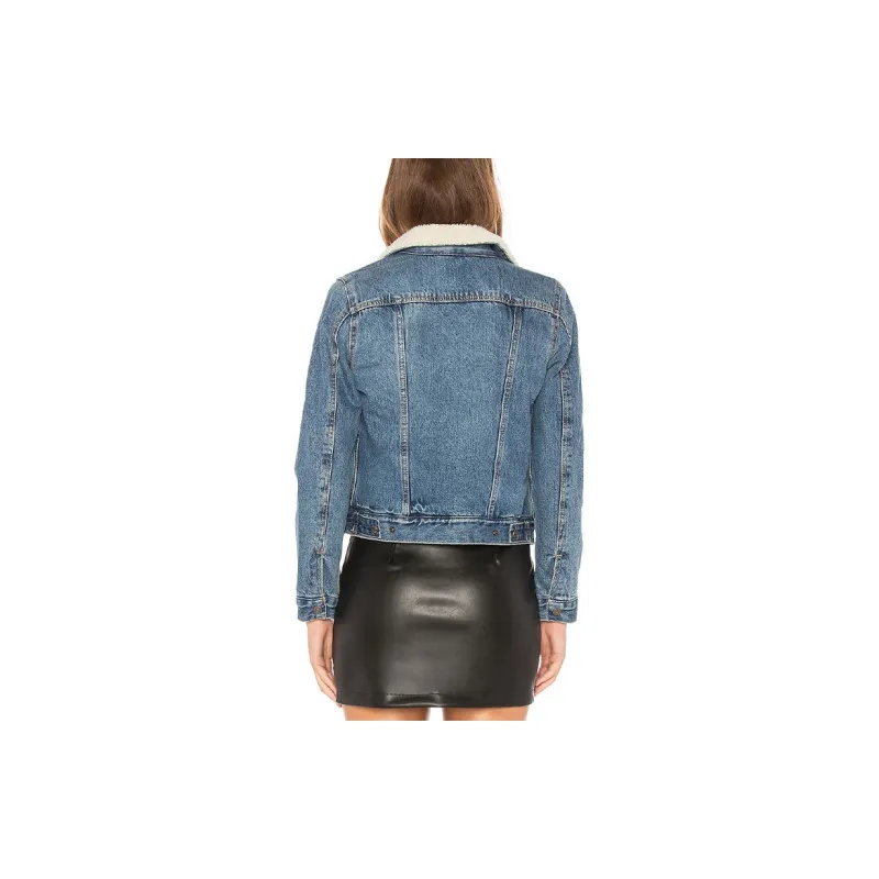 Levi's Velvet feel Coat Women's Blue-2