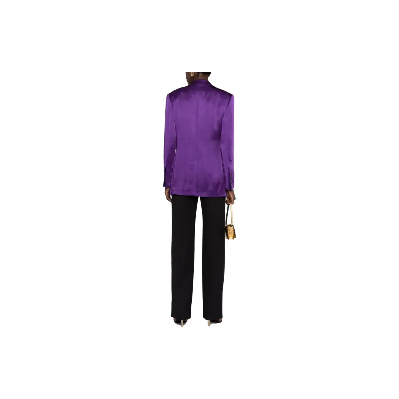 TOM FORD V Neck Single Breasted Blazer-2