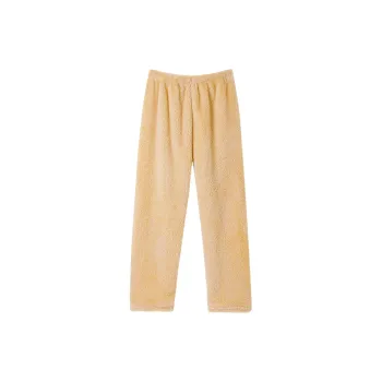OUSHIBO Pajama Pants Women's Yellow