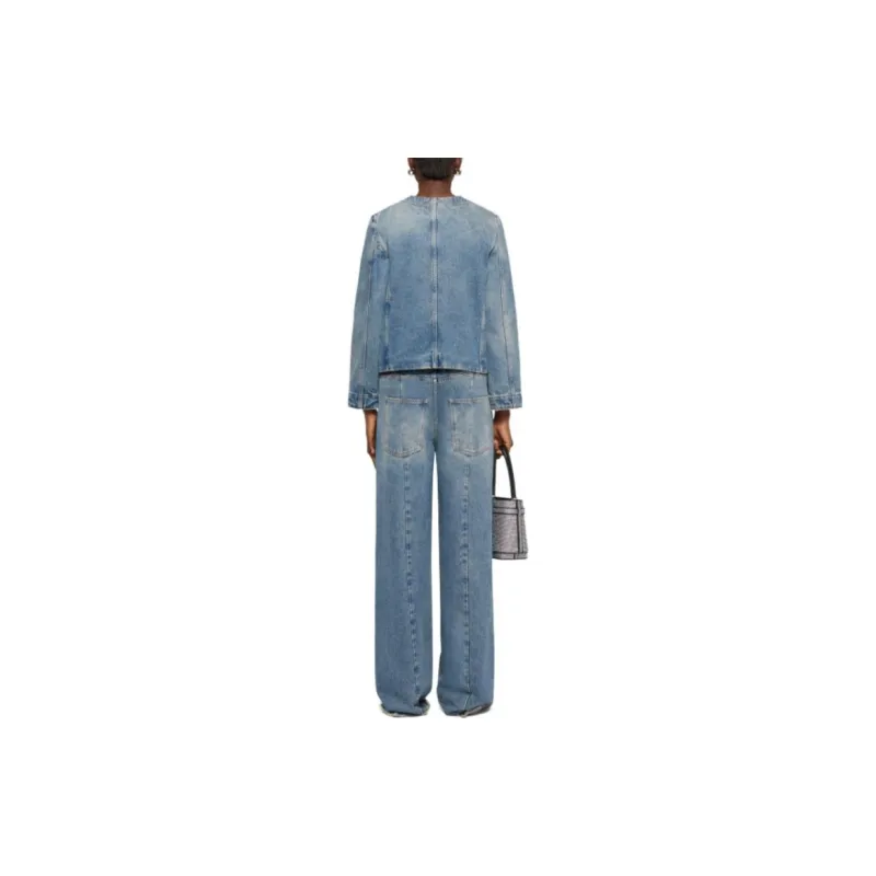 Givenchy Chain Detailed Denim Jacket-2