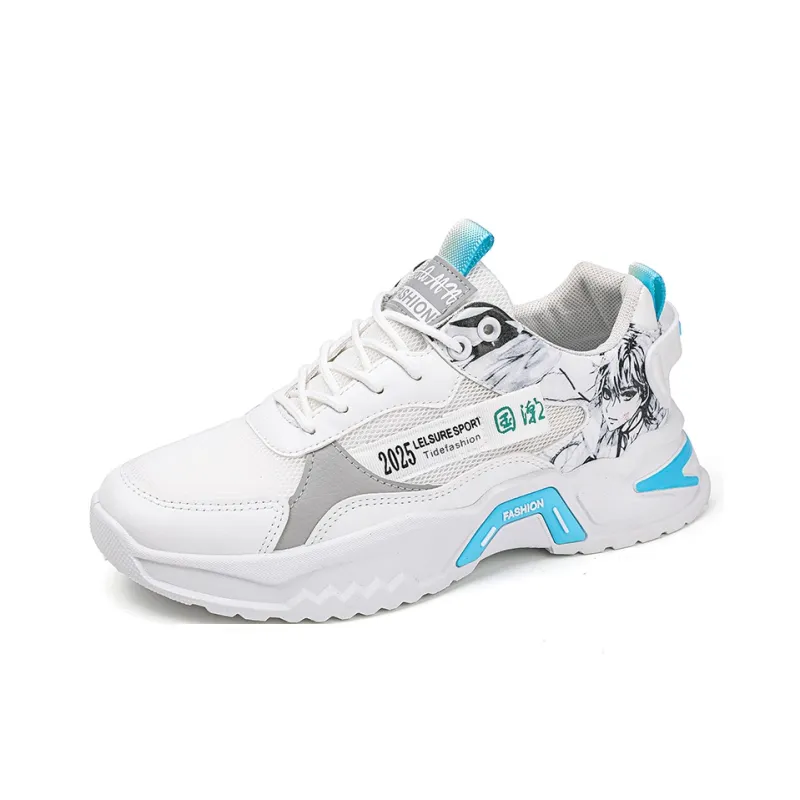 M.M Party Anti Slip Wear Resistant Low Top Chunky Sneakers Men's-7