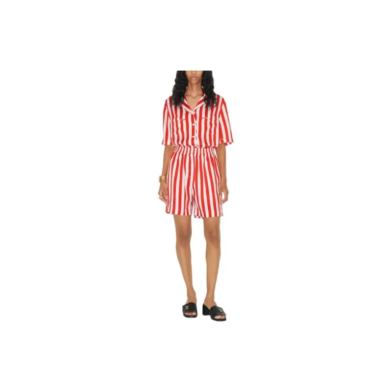 Burberry Shirts Women's Red-1