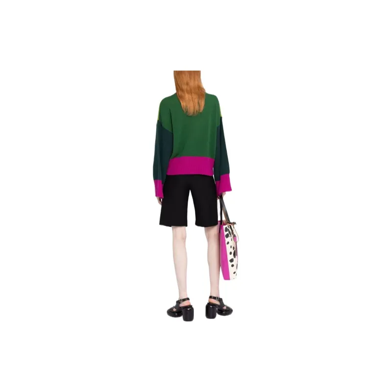 MARNI Cashmere Sweaters Women's Green-3