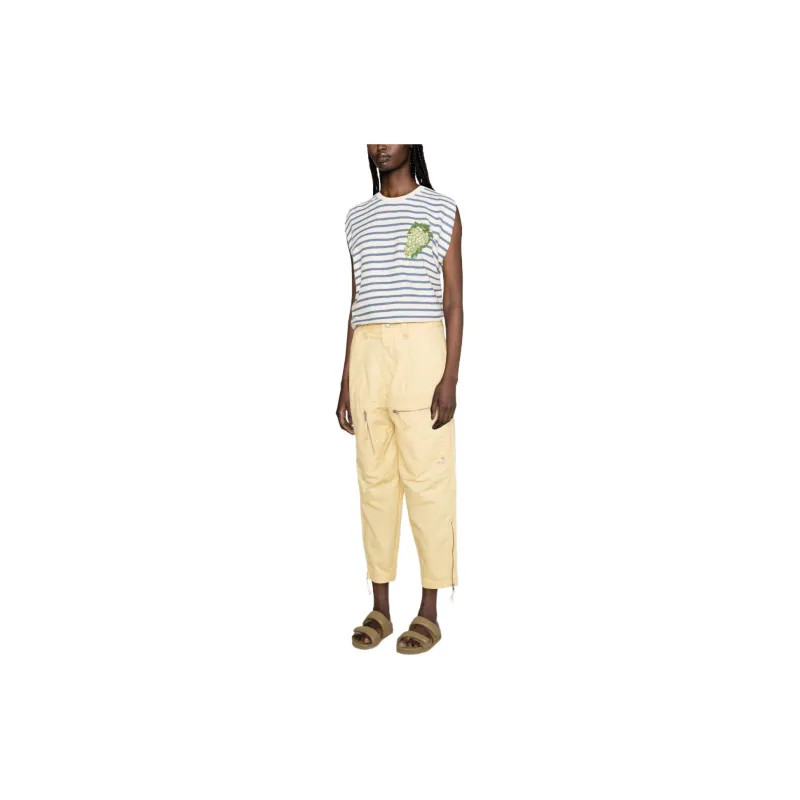 ISABEL MARANT ETOILE Casual Pants Women's Pink Wax Yellow-3