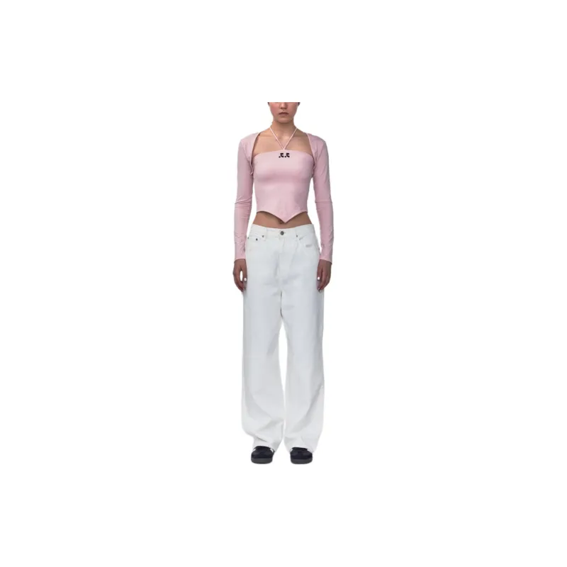 Rest&Recreation SS24 BOLERO + HALTER TOP Casual Suit Women's INDIPINK/Indian Pink-4