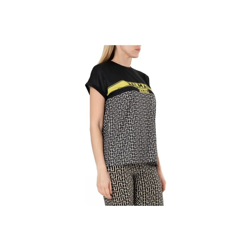 BALMAIN T-Shirts Women's Black-6