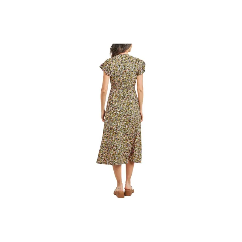 BILLABONG Short-Sleeved Dresses Women's Brown-3