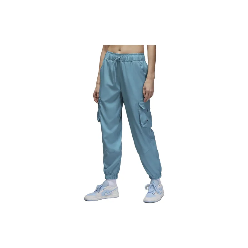 Jordan Knitted Sweatpants Women's Peacock Blue-3
