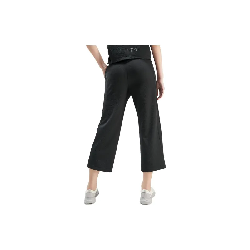 ANTA Knitted Sweatpants Women's Black-2