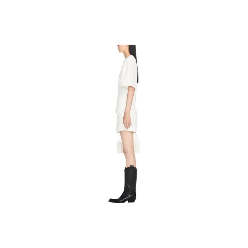 OFF WHITE Arrows motif Twisted Cotton Shirt-3