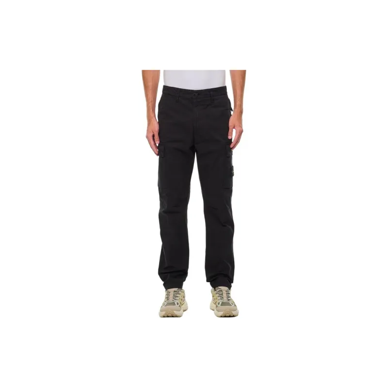 STONE ISLAND Cargo Pants Men's Black-3