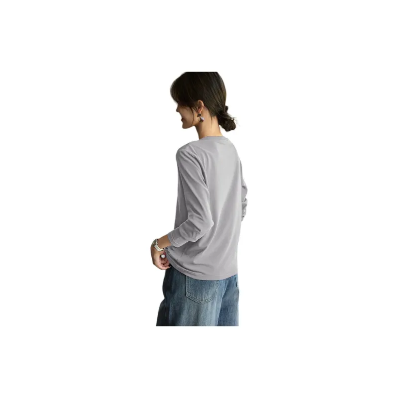 XWI T Shirt Women's Light Heather Gray-2