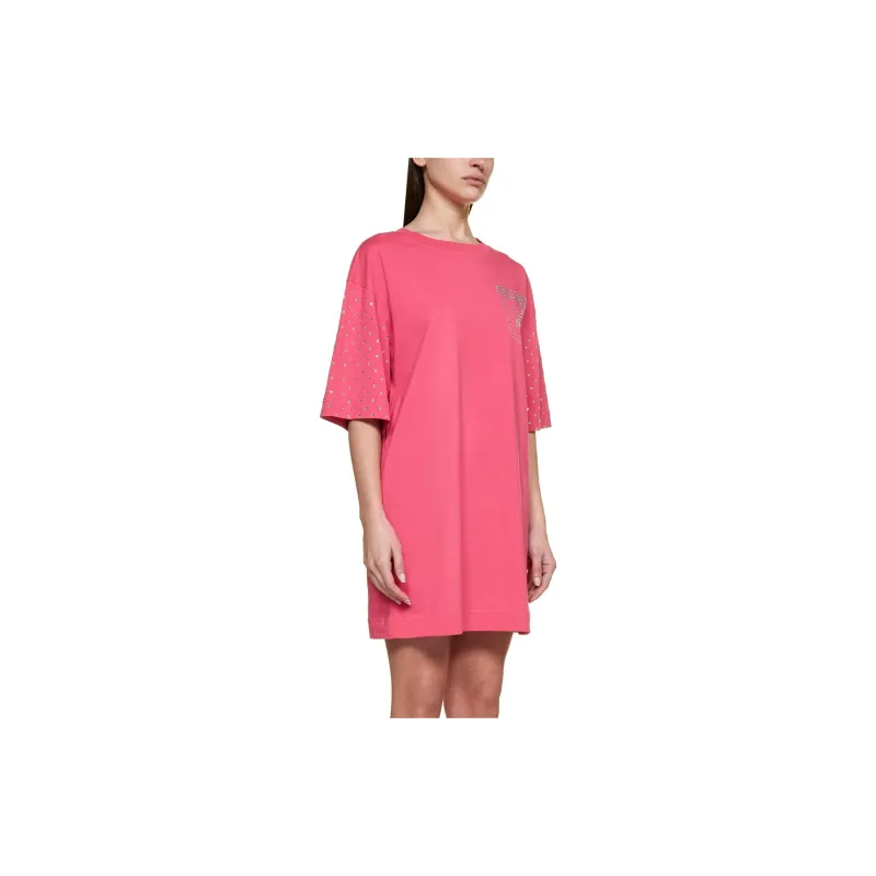 MOSCHINO Short-Sleeved Dresses Women's Pink-3