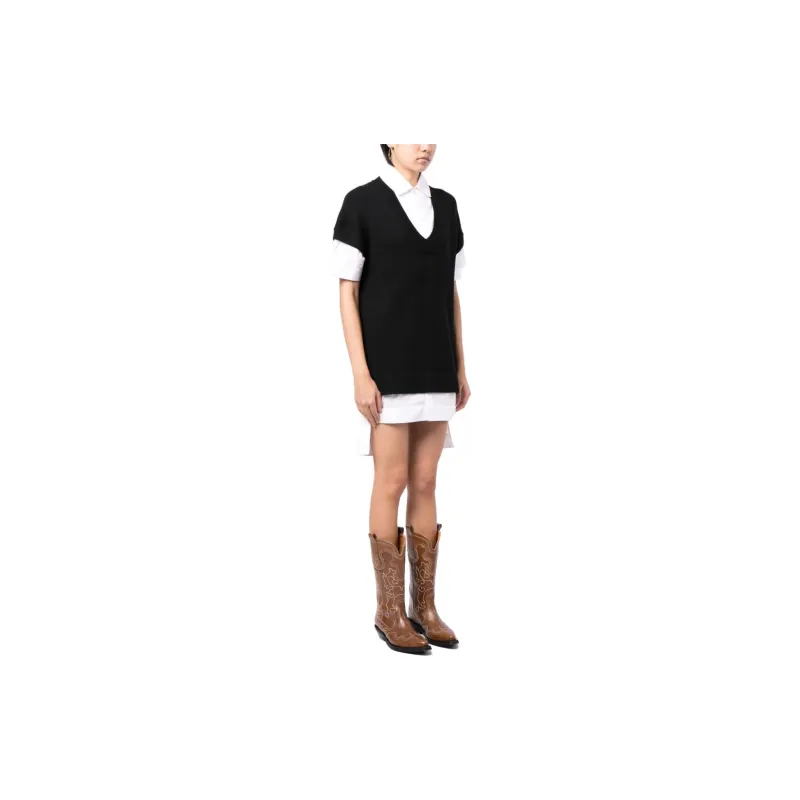 Staud Bridget Layered Shirtdress-2