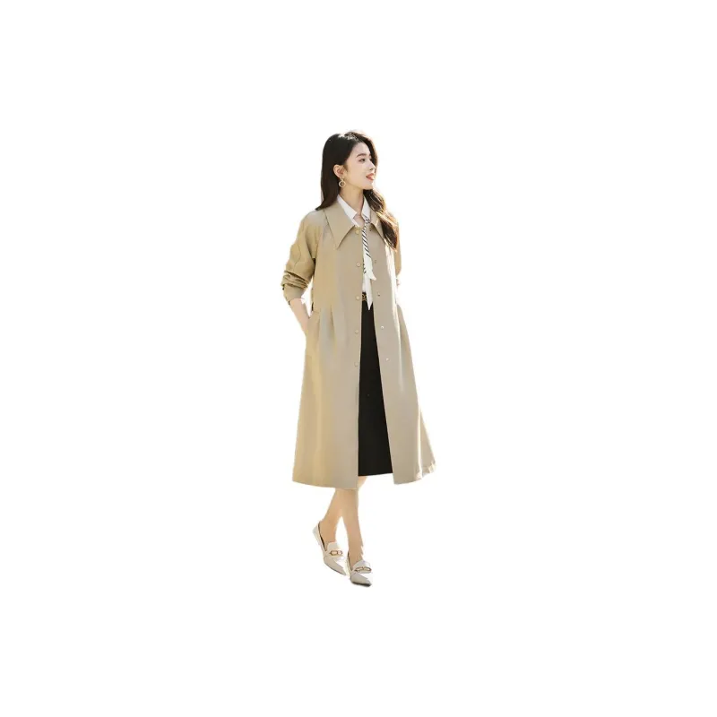Yi Mengyuan Trench Coat Women's-1