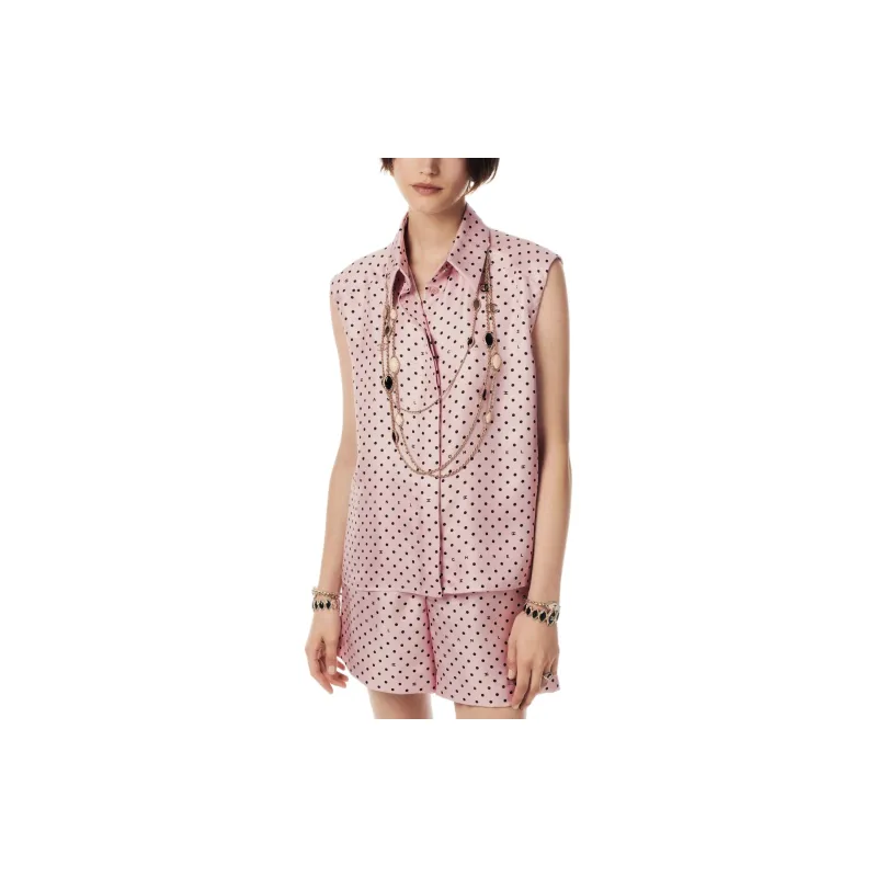 CHANEL 24 New Spring And Summer Arrivals Shirt Women's Light Pink-1