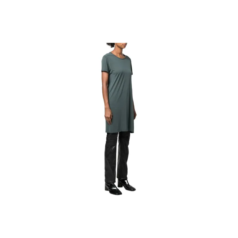 RICK OWENS Long-line Round-neck T-shirt-3