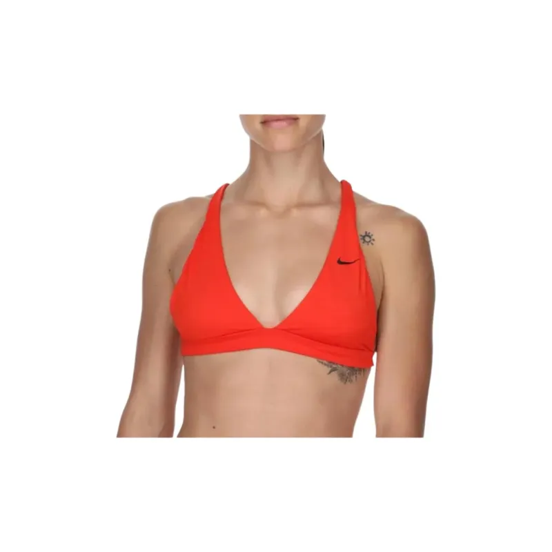 Nike Essential Women's Bralette Bikini Top Bikini Women's Leather Cantal Red-4