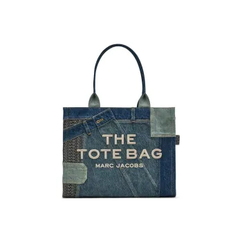MARC JACOBS The Large Deconstructed Denim Tote Bag