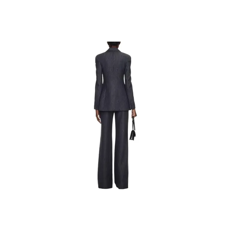 OFF WHITE Single Breasted Long Sleeved Blazer-2