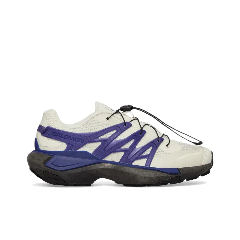 SALOMON XT PU.RE ADVANCED Anti Slip Wear Resistant Low Top Running Shoes Unisex White Purple-1