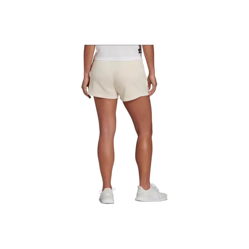 Adidas 3 Stripes Casual Shorts Women's White-3