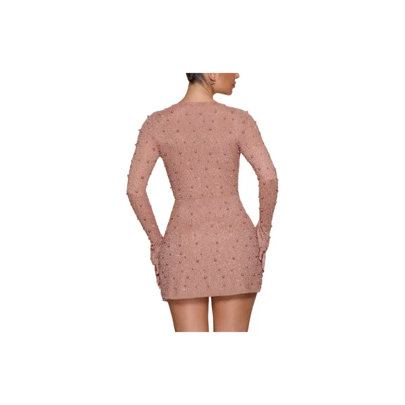 OH POLLY CHELSEA Long-Sleeved Dresses Women's Beige/Beige-2