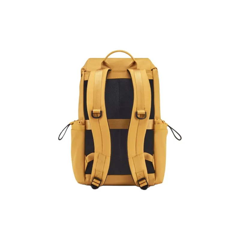 SAMSONITE Synthetic Leather Backpack Men's Mustard Yellow-3