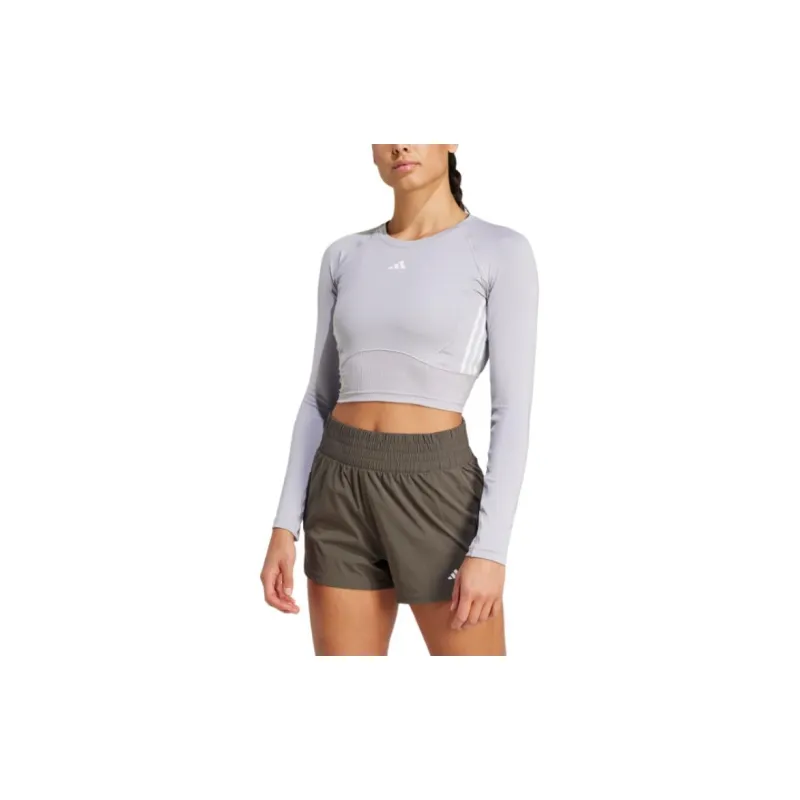Adidas Free Shipping With AdiClub Train Essentials Material Mix Long Sleeve Top-1
