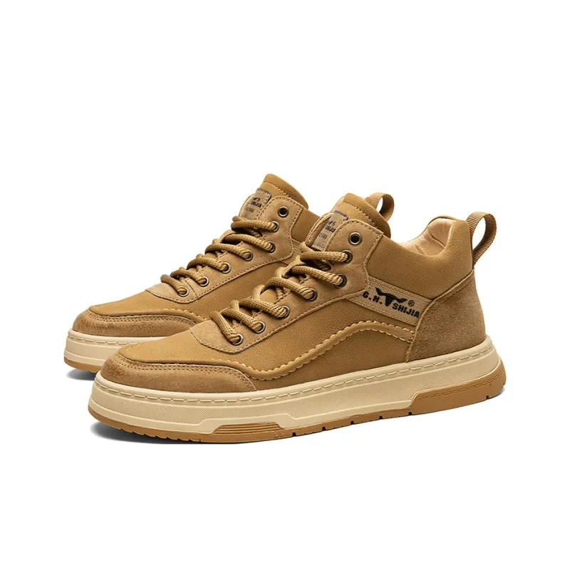 G.N.SHIJIA Height Increasing Mid Top Skateboard Shoes Men's-7