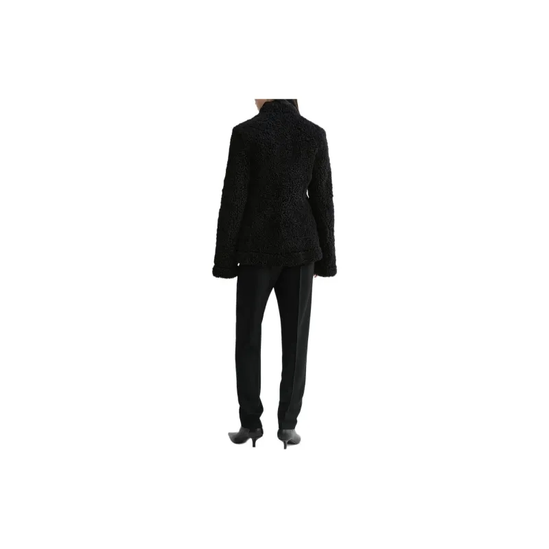 TOTEME Cinched Shearling Jacket-2