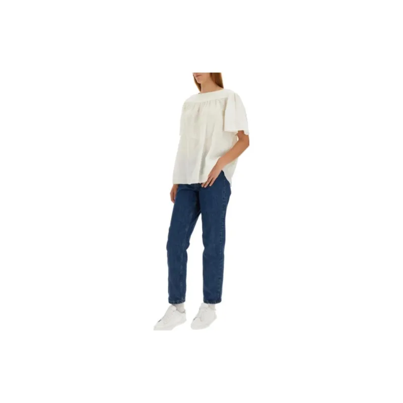 ASPESI Knot Detailed Short Sleeved Shirt-1