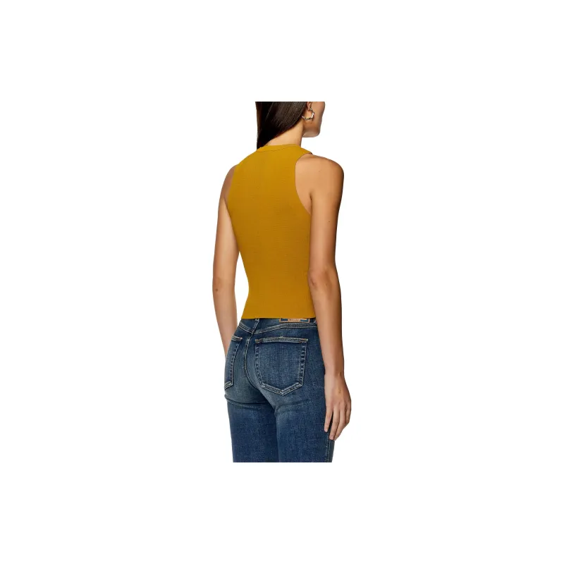 DIESEL Tank Tops Women's Yellow-2