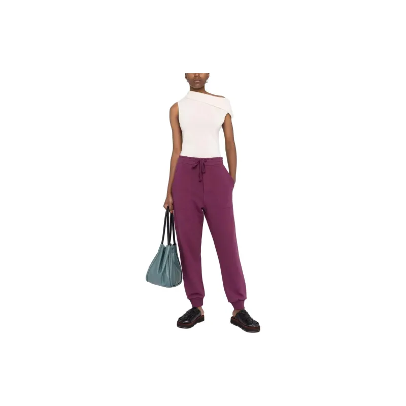 NANUSHKA Knitted Sweatpants Women's Purple-1