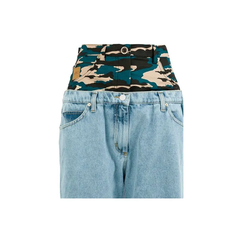 NATASHA ZINKO Frayed Hem Jeans-4