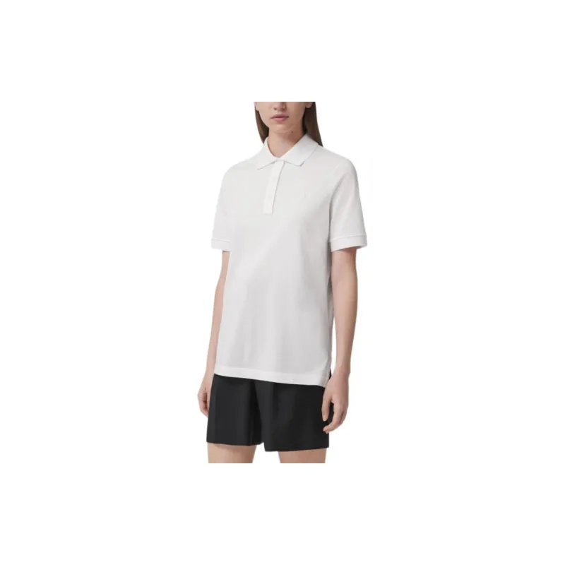 Burberry Tb Monogram Cotton Polo Shirt-4