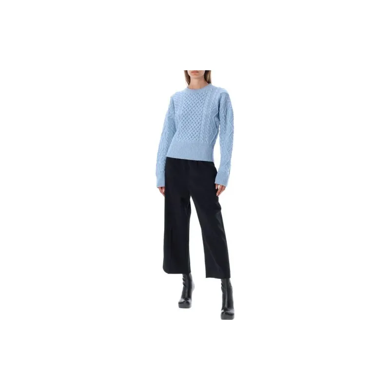 Stella McCartney Aran knit Cropped Jumper-1