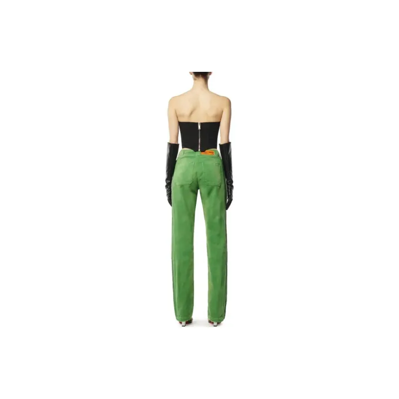 HERON PRESTON Mid rise Distressed finish Trousers-3