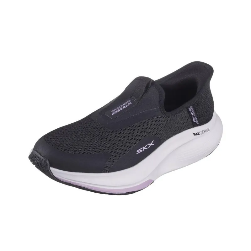 Skechers GO WALK Ma Slip-Resistant Breathable Low-Top Casual Shoes Women's Black White-0