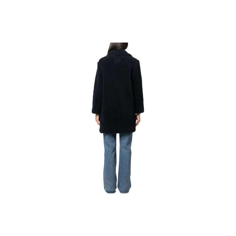 A.P.C Nicolette Brushed Single-breasted Coat-2