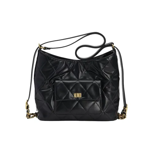 URBAN REVIVO Shoulder Bags Black