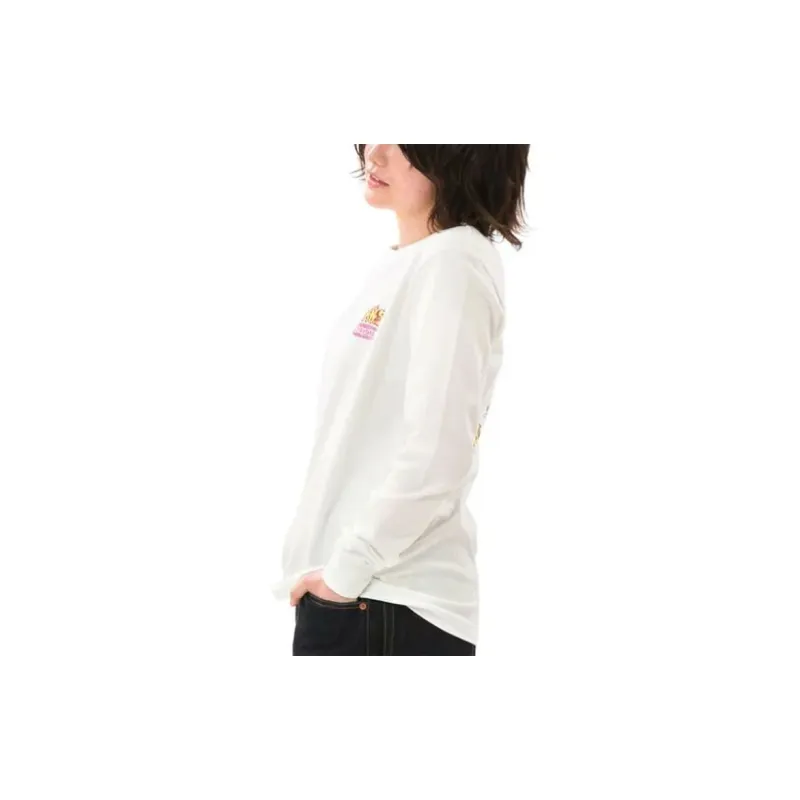 Double Belief Liberty X Vans MANGA LARGA BLANCA Sweatshirts Women's White-4