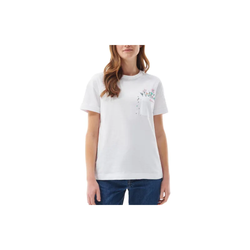 BARBOUR Evergreen T-Shirt T-Shirt Women's White-2