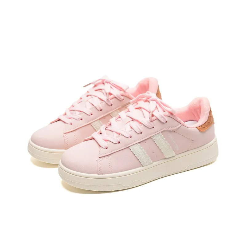 Circle Small Abrasion Resistant Breathable Height Increasing Low Top Skateboard Shoes Women's Box Included-8