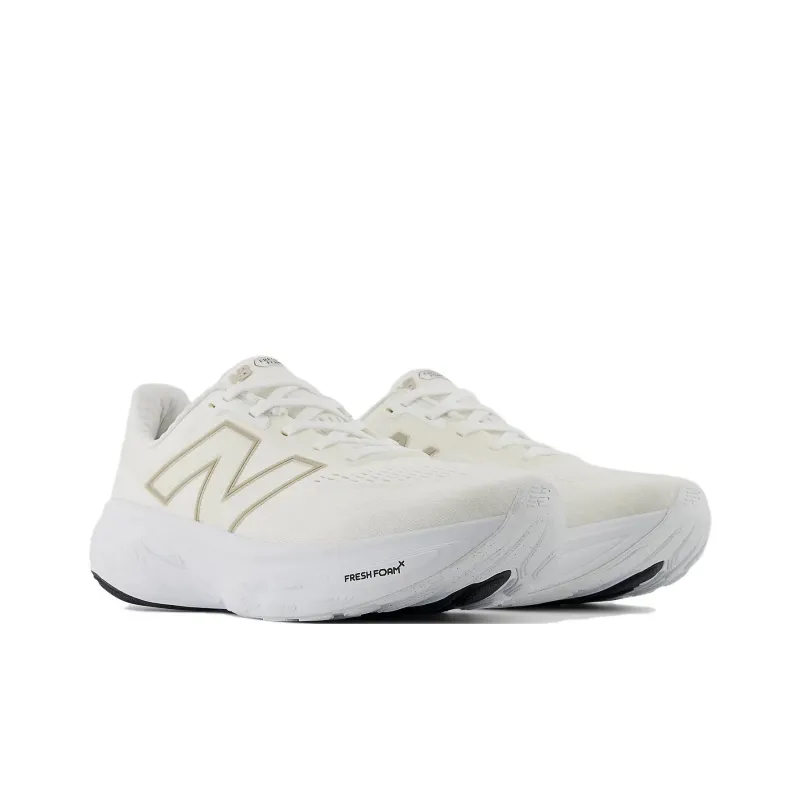 New Balance Fresh Foam X 1080v14 White Light Gold Metallic Sea Salt Women's-2