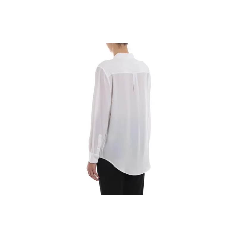 Equipment Signature Slim fit Silk Shirt-2