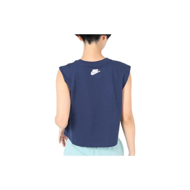 Nike Tank Tops Women's Dark Blue-3