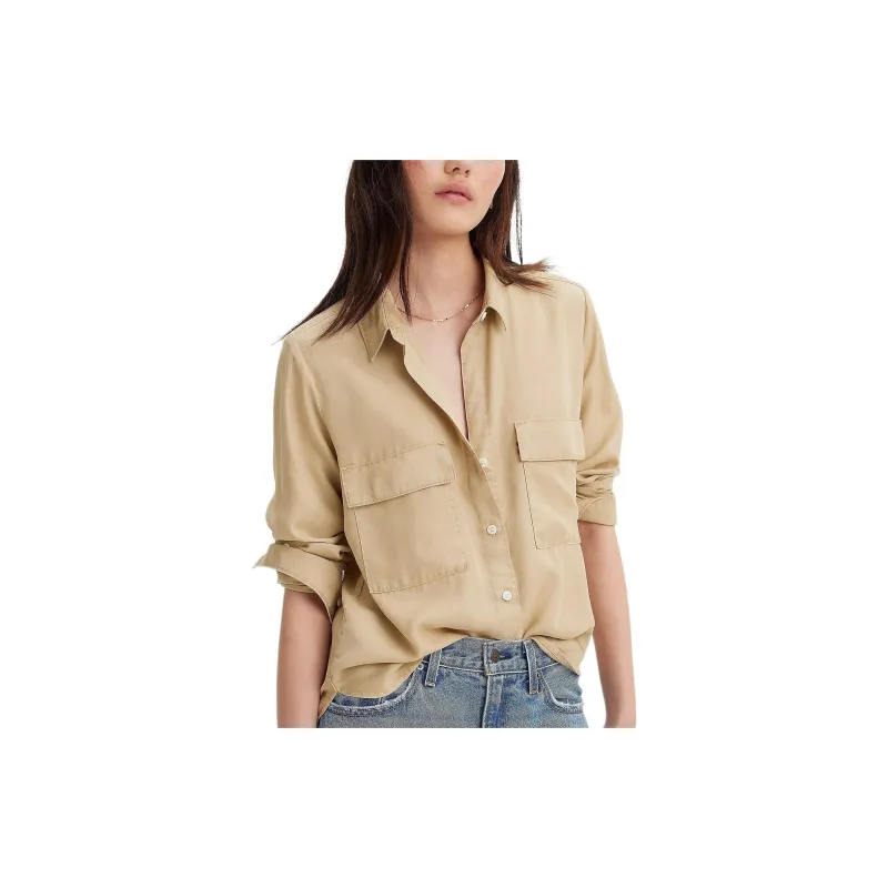 Levi’s Doreen Utility Shirt Shirt Women's Khaki-3